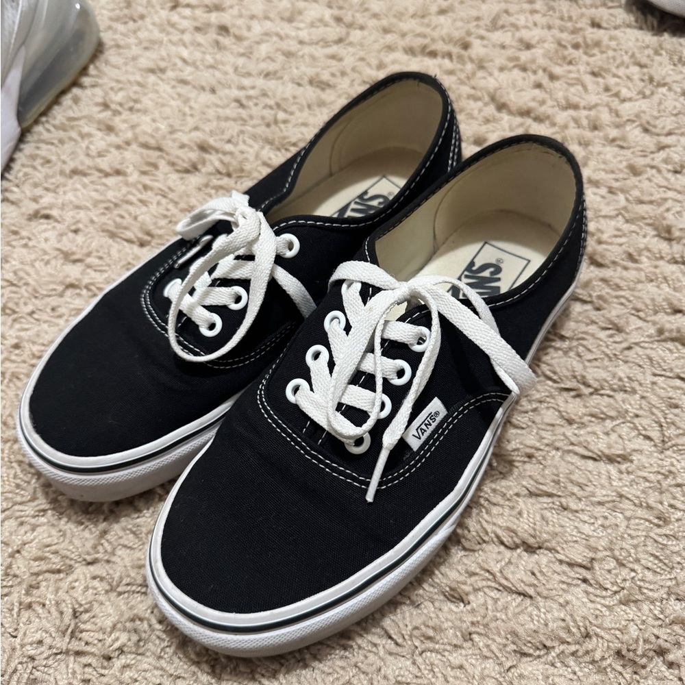 Vans Black Canvas Sneakers
